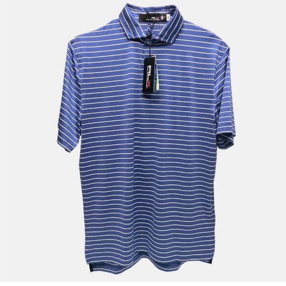 RLX Ralph Lauren Other - RLX Polo Ralph Lauren Blue White Striped Short Sleeve Wicking Shirt $110